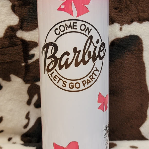 Barbie Animal Print 20oz Skinny Tumbler Insulated Cup - Picture 11 of 12